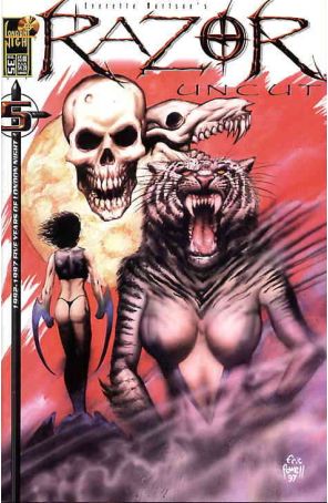 Razor: Uncut 35 published by London Night with cover art by Eric Powell