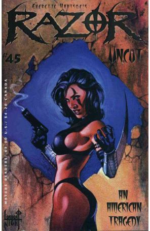 Razor: Uncut 45 published by London Night with cover art by Pat Meadows
