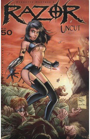 Razor: Uncut 50 published by London Night with cover art by Tony Daniel
