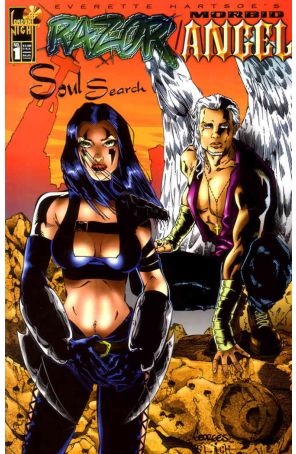 Razor/Morbid Angel 1 published by London Night with cover art by Georges Jeanty
