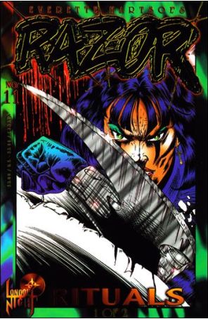 Razor 11 published by London Night with cover art by Eric Johns