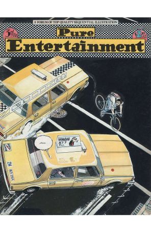 Pure Entertainment 3 published by Look Mom with cover art by Pete Friedrich