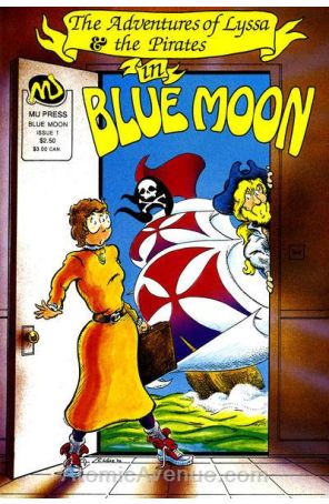 Blue Moon 1 published by MU with cover art by Charlie Wise