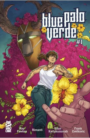 Blue Palo Verde 1A published by Mad Cave with cover art by Rimanti