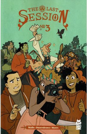 The Last Session 3 published by Mad Cave with cover art by Dozerdraws