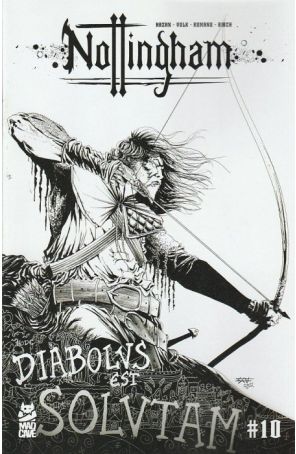 Nottingham 10A published by Mad Cave with cover art by Shane Connery Volk