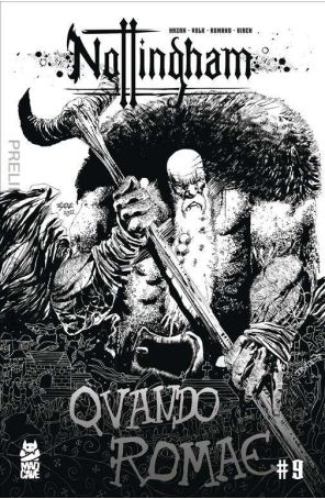Nottingham 9A published by Mad Cave with cover art by Shane Connery Volk