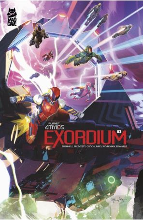 Planet Atmos: Exordium 3A published by Mad Cave with cover art by Tommy Lee Edwards