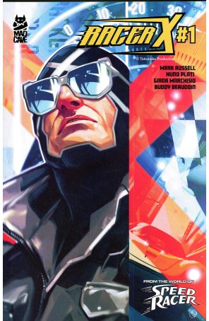 Racer X (Mad Cave) 1A published by Mad Cave with cover art by Francesco Tomaselli