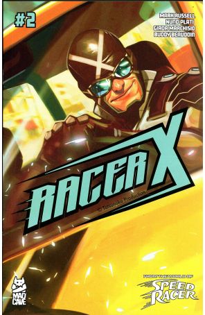 Racer X (Mad Cave) 2A published by Mad Cave with cover art by Francesco Tomaselli
