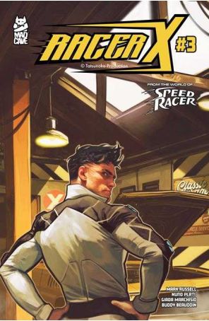 Racer X (Mad Cave) 3A published by Mad Cave with cover art by Francesco Tomaselli