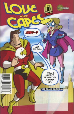Love and Capes 10 published by Maerkle with cover art by Thomas F. Zahler