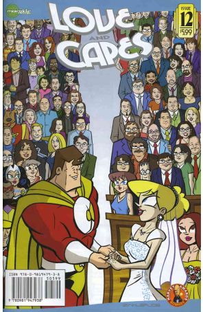 Love and Capes 12 published by Maerkle with cover art by Thomas F. Zahler