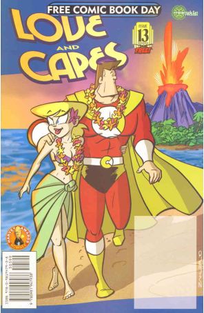 Love and Capes 13 published by Maerkle with cover art by Thomas F. Zahler