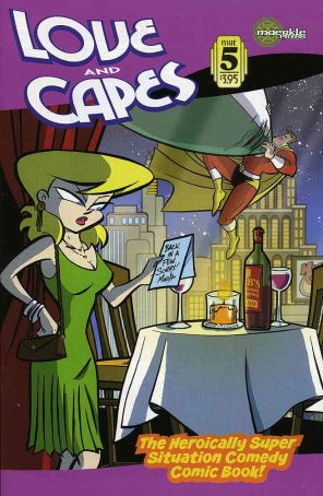 Love and Capes 5 published by Maerkle with cover art by Thomas F. Zahler