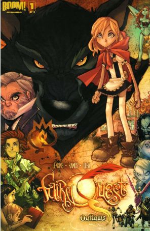 Fairy Quest-Outlaws 1 published by Boom! with cover art by Humberto Ramos