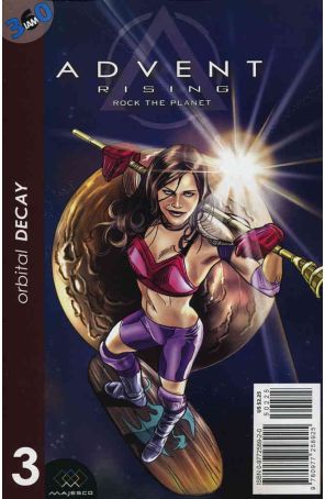 Advent Rising: Rock the Planet 3 published by Majesco with cover art by Cliff Richards