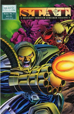 S.T.A.T. 1 published by Majestic with cover art by Dan Lawlis
