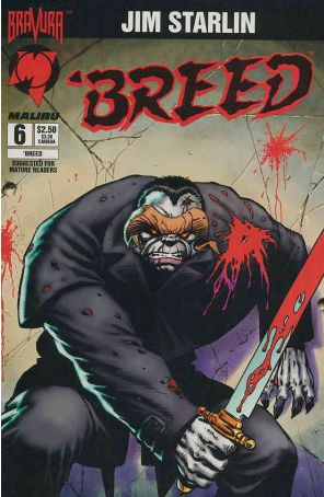 Breed 6 published by Malibu with cover art by Jim Starlin