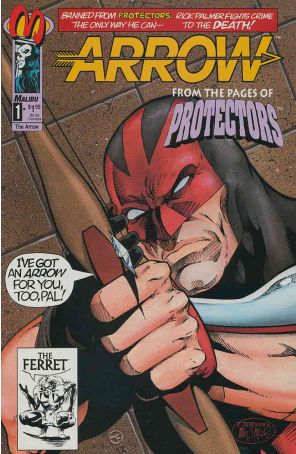 Arrow 1 published by Malibu with cover art by Tom Derenick