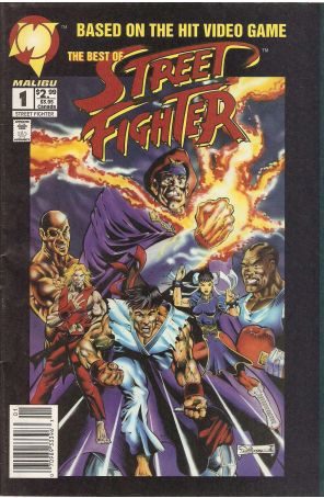 The Best of Street Fighter 1 (Newsstand) published by Malibu with cover art by Don Hillsman