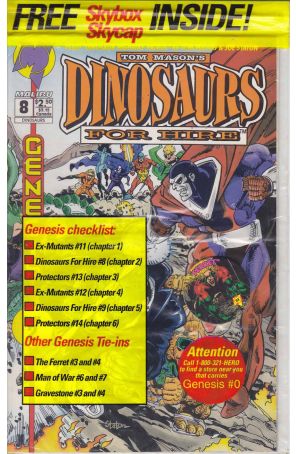 Dinosaurs for Hire (Malibu) 8C (in bag) published by Malibu with cover art by Leonard Kirk
