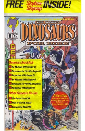 Dinosaurs for Hire (Malibu) 8F (in bag) published by Malibu with cover art by Leonard Kirk