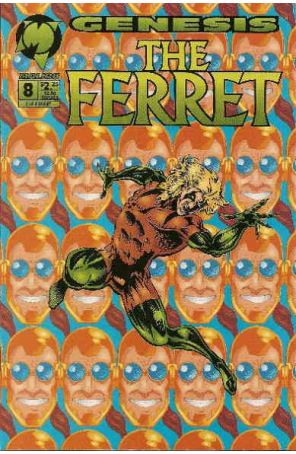 Ferret (2nd Series) 8 published by Malibu with cover art by Dean Zachary