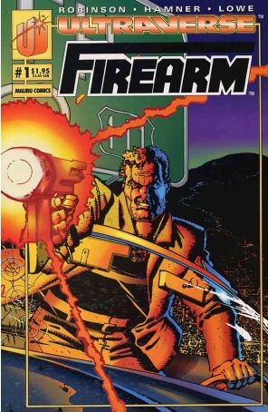 Firearm 1 published by Malibu with cover art by Howard Chaykin
