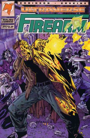 Firearm 11 published by Malibu with cover art by Gary Erskine