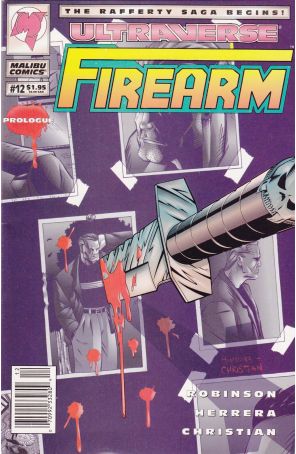 Firearm 12 (Newsstand) published by Malibu with cover art by Ben Herrera