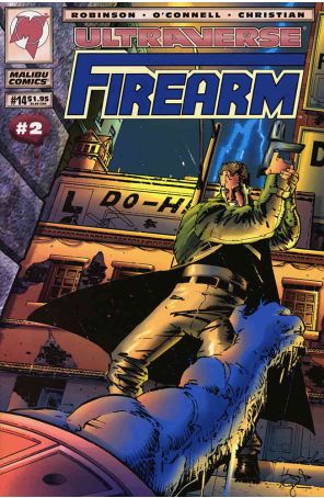 Firearm 14 published by Malibu with cover art by Howard Chaykin