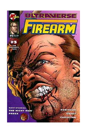 Firearm 15 published by Malibu with cover art by Scott Kolins