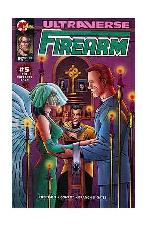 Firearm 17 published by Malibu with cover art by Keith Conroy