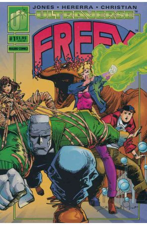 Freex 1 published by Malibu with cover art by Walt Simonson
