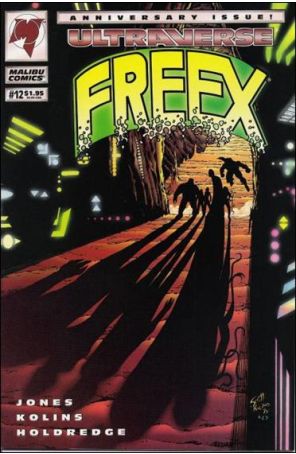 Freex 12 published by Malibu with cover art by Scott Kolins