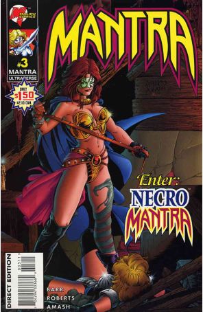 Mantra (Vol. 2) 3 published by Malibu with cover art by Renee Pulve