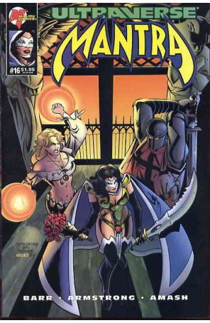 Mantra 16 published by Malibu with cover art by Jason Armstrong