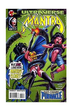 Mantra 20 published by Malibu with cover art by Aaron Lopresti
