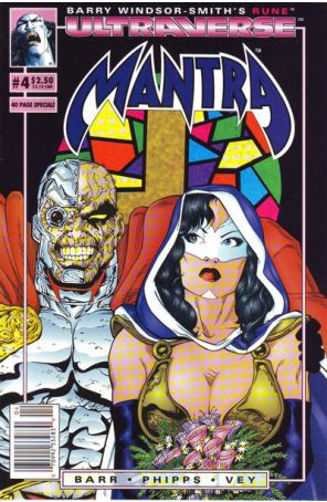 Mantra 4 (Newsstand) published by Malibu with cover art by Terry Dodson