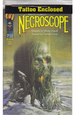Necroscope 22 (in bag) published by Malibu with cover art by Bob Eggleton