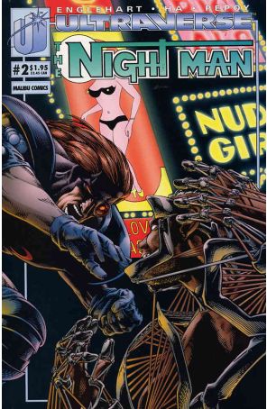 The Night Man 2 published by Malibu with cover art by Darick Robertson