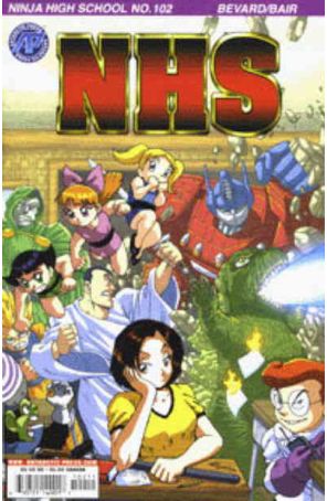 Ninja High School 102 published by Antarctic with cover art by Ben Dunn
