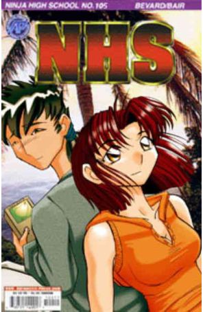 Ninja High School 105 published by Antarctic with cover art by Katie Bair and Robby Bevard