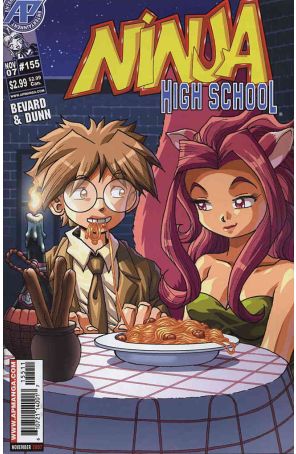 Ninja High School 155 published by Antarctic with cover art by Ben Dunn