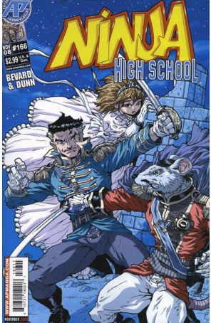 Ninja High School 166 published by Antarctic with cover art by Ben Dunn