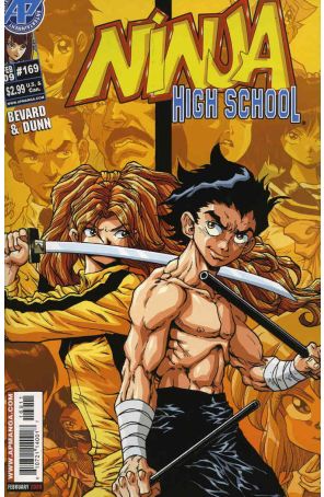 Ninja High School 169 published by Antarctic with cover art by Ben Dunn