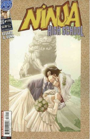 Ninja High School 170 published by Antarctic with cover art by Ben Dunn