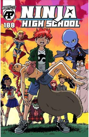 Ninja High School 188 published by Antarctic with cover art by Ben Dunn