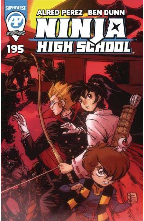 Ninja High School 195 published by Antarctic with cover art by Ben Dunn